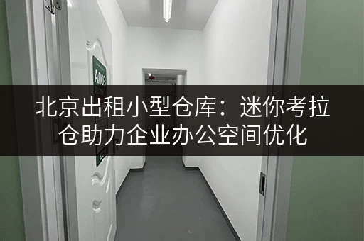 北京出租小型仓库:迷你考拉仓助力企业办公空间优化 北京出租小型仓库:迷你考拉仓助力企业办公空间优化