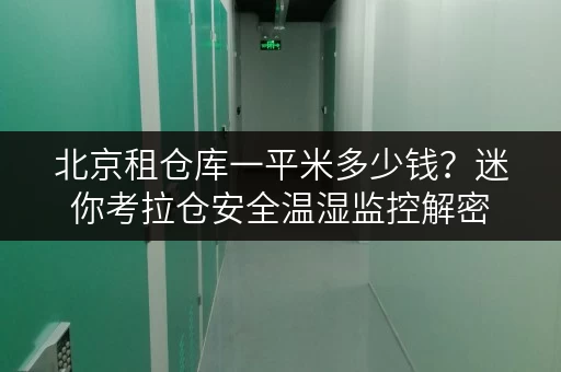 北京租仓库一平米多少钱?迷你考拉仓安全温湿监控解密 北京租仓库一平米多少钱?迷你考拉仓安全温湿监控解密