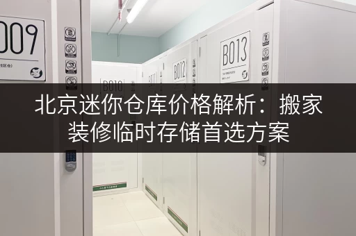 北京迷你仓库价格解析:搬家装修临时存储首选方案 北京迷你仓库价格解析:搬家装修临时存储首选方案