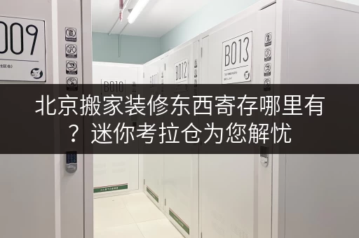 北京搬家装修东西寄存哪里有?迷你考拉仓为您解忧 北京搬家装修东西寄存哪里有?迷你考拉仓为您解忧