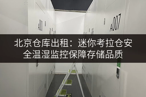 北京仓库出租:迷你考拉仓安全温湿监控保障存储品质 北京仓库出租:迷你考拉仓安全温湿监控保障存储品质