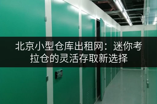 北京小型仓库出租网:迷你考拉仓的灵活存取新选择 北京小型仓库出租网:迷你考拉仓的灵活存取新选择