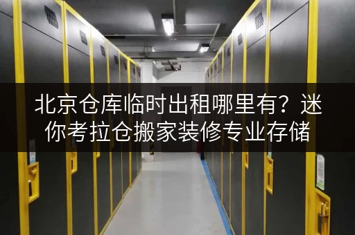 北京仓库临时出租哪里有？迷你考拉仓搬家装修专业存储