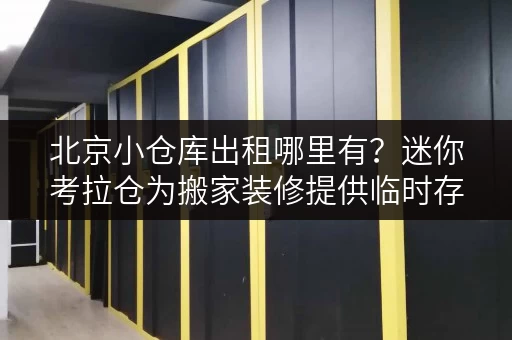 北京小仓库出租哪里有?迷你考拉仓为搬家装修提供临时存储解决方案 北京小仓库出租哪里有?迷你考拉仓为搬家装修提供临时存储解决方案