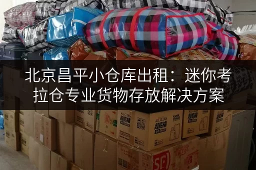 北京昌平小仓库出租:迷你考拉仓专业货物存放解决方案 北京昌平小仓库出租:迷你考拉仓专业货物存放解决方案