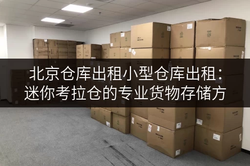 北京仓库出租小型仓库出租:迷你考拉仓的专业货物存储方案 北京仓库出租小型仓库出租:迷你考拉仓的专业货物存储方案