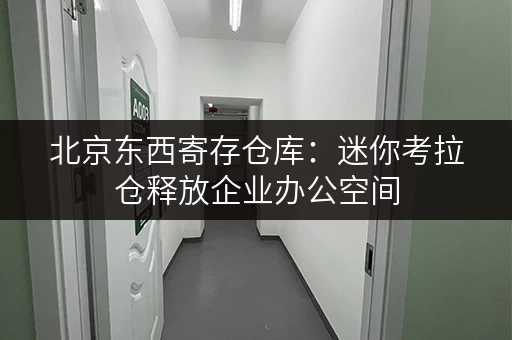 北京东西寄存仓库：迷你考拉仓释放企业办公空间
