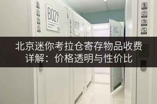 北京迷你考拉仓寄存物品收费详解：价格透明与性价比