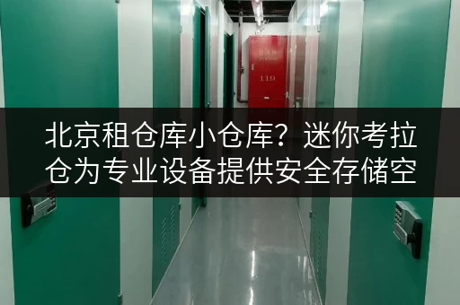 北京租仓库小仓库？迷你考拉仓为专业设备提供安全存储空间