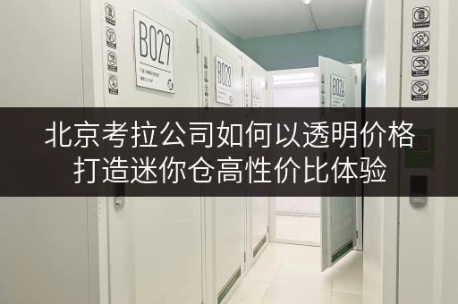 北京考拉公司如何以透明价格打造迷你仓高性价比体验 北京考拉公司如何以透明价格打造迷你仓高性价比体验