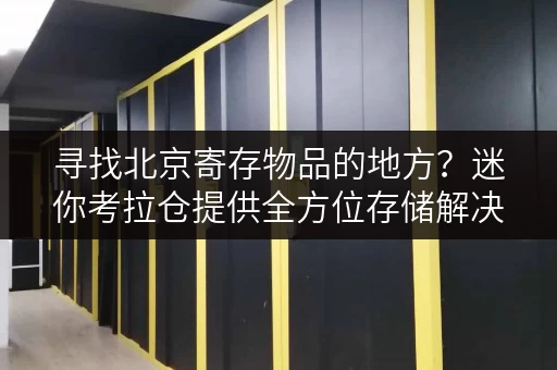 寻找北京寄存物品的地方?迷你考拉仓提供全方位存储解决方案 寻找北京寄存物品的地方?迷你考拉仓提供全方位存储解决方案